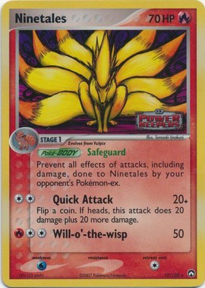 Ninetales (19/108) (Stamped) [EX: Power Keepers] | Deep Dive Games St. Marys