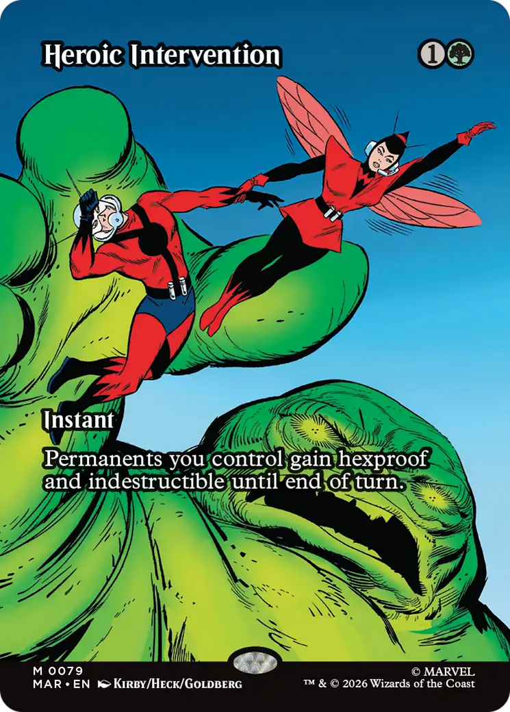 Heroic Intervention (0079) (Borderless) [Marvel Universe: Eternal-Legal] | Deep Dive Games St. Marys
