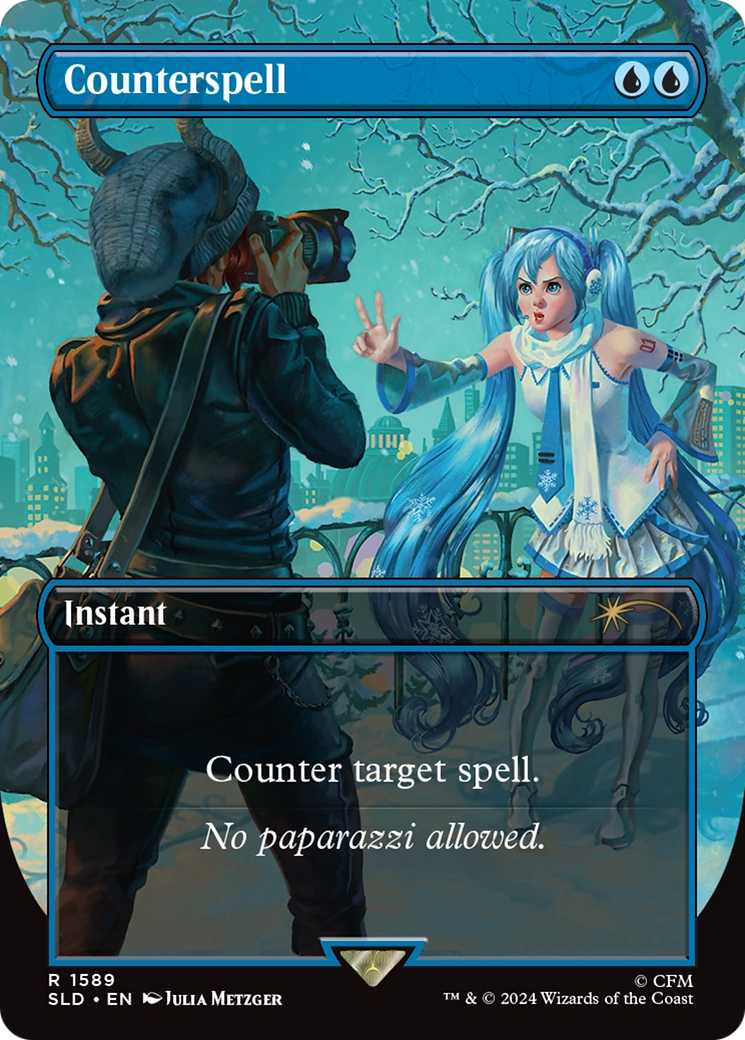 Counterspell (1589) (Rainbow Foil) [Secret Lair Drop Series] | Deep Dive Games St. Marys