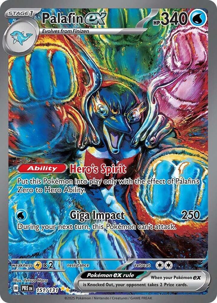 Palafin ex (151/131) [Scarlet & Violet: Prismatic Evolutions] | Deep Dive Games St. Marys