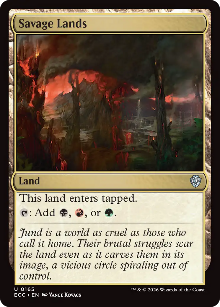 Savage Lands [Lorwyn Eclipsed Commander] | Deep Dive Games St. Marys