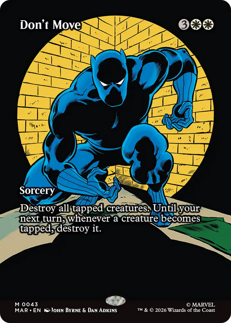 Don't Move (Borderless) [Marvel Universe: Eternal-Legal] | Deep Dive Games St. Marys