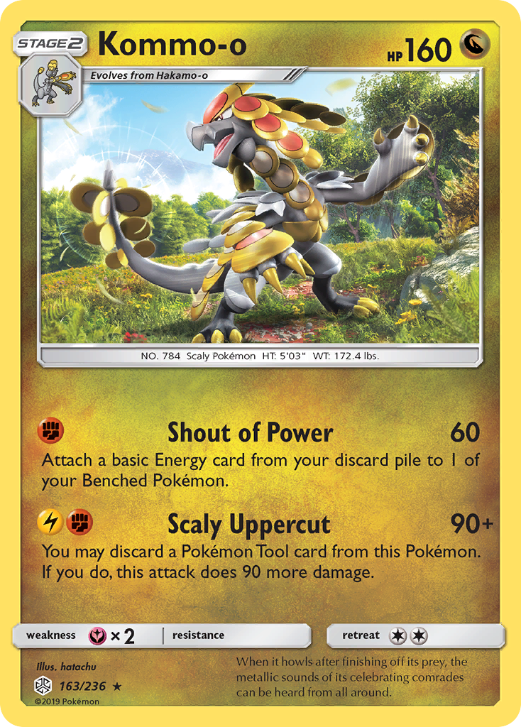 Kommo-o (163/236) [Sun & Moon: Cosmic Eclipse] | Deep Dive Games St. Marys