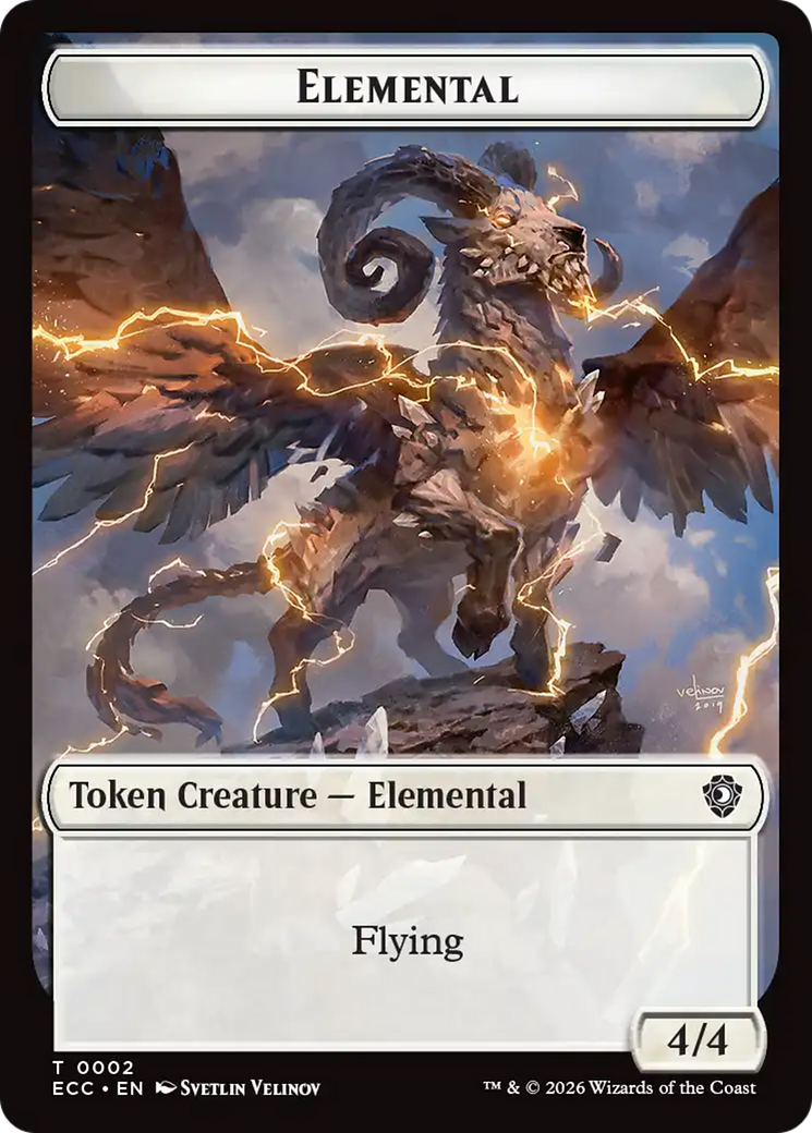 Elemental (0002) // Plant Double-Sided Token [Lorwyn Eclipsed Tokens] | Deep Dive Games St. Marys