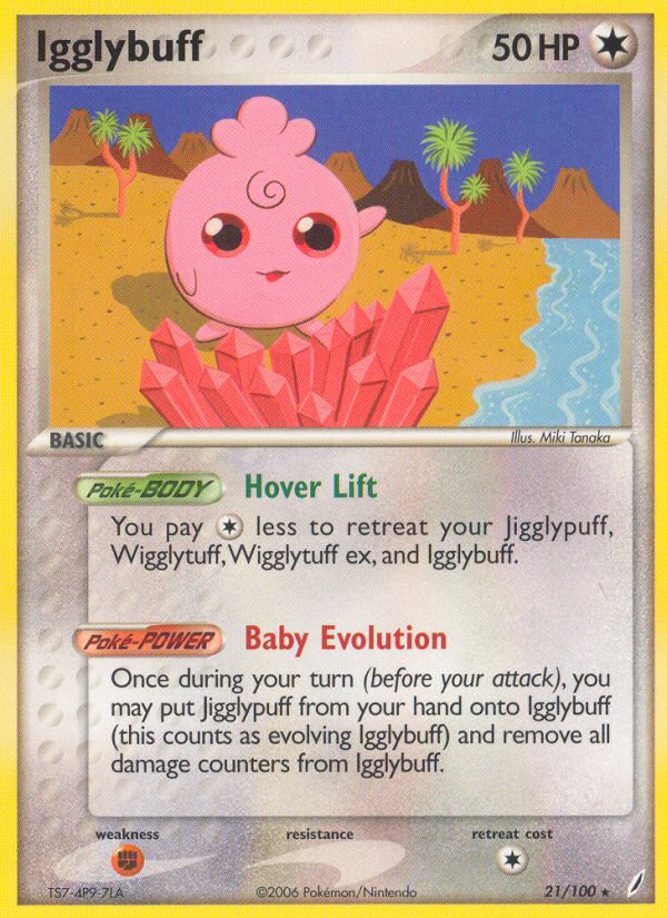 Igglybuff (21/100) [EX: Crystal Guardians] | Deep Dive Games St. Marys