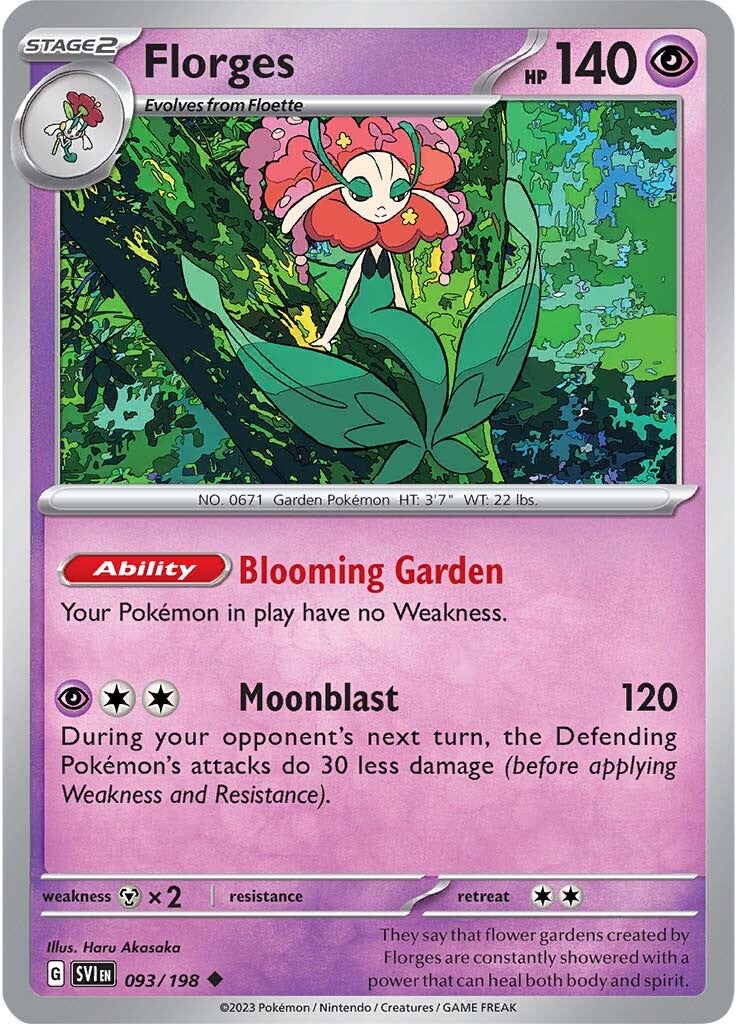 Florges (093/198) [Scarlet & Violet: Base Set] | Deep Dive Games St. Marys
