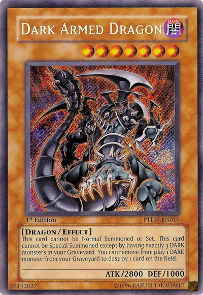 Dark Armed Dragon [PTDN-EN019] Secret Rare | Deep Dive Games St. Marys