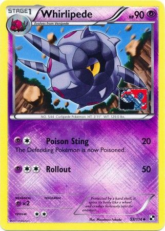 Whirlipede (53/114) (League Promo) [Black & White: Base Set] | Deep Dive Games St. Marys