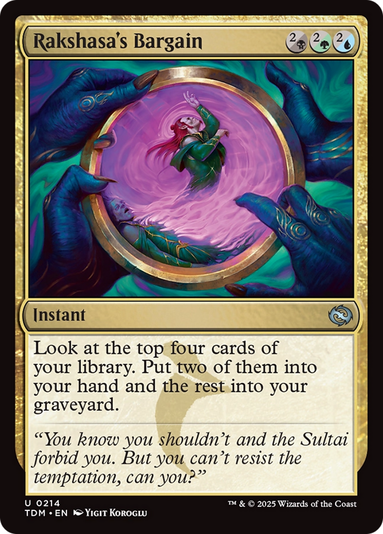 Rakshasa's Bargain [Tarkir: Dragonstorm] | Deep Dive Games St. Marys