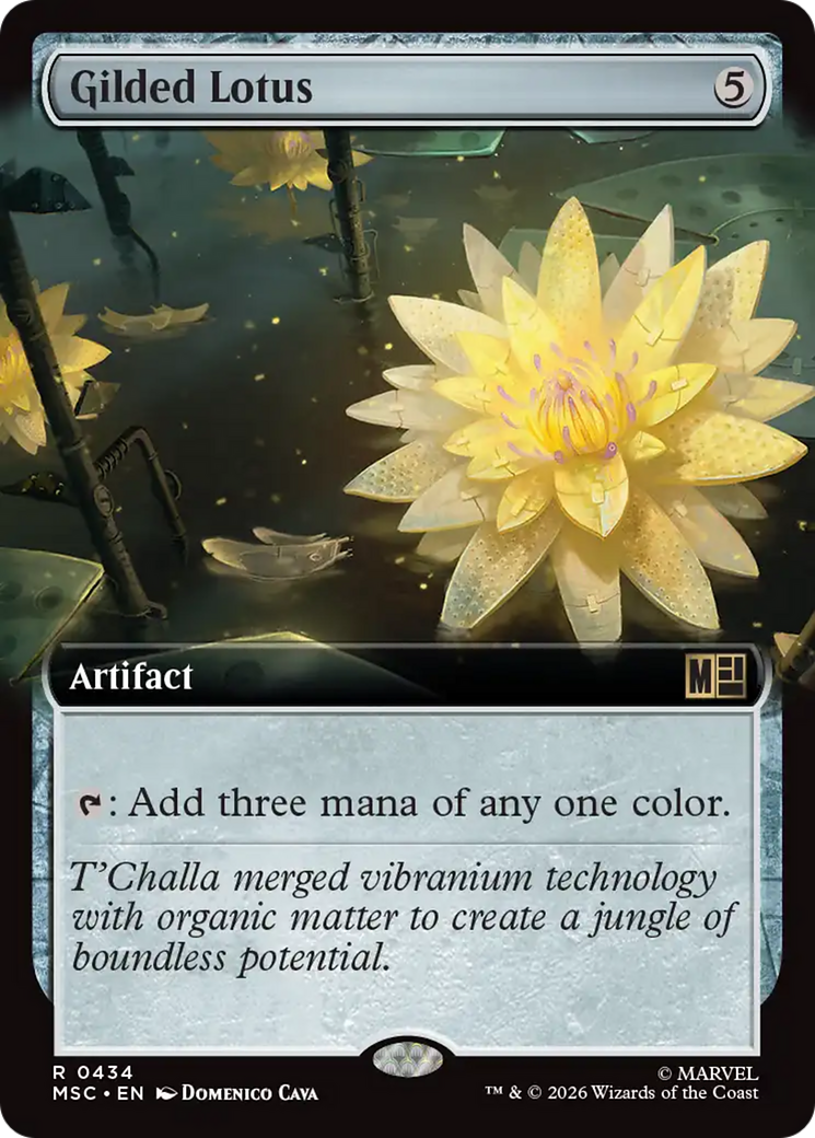 Gilded Lotus (Extended Art) [Marvel Super Heroes Commander] | Deep Dive Games St. Marys