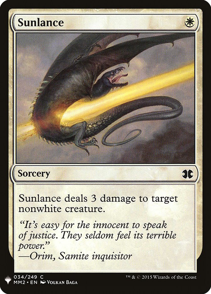 Sunlance [Mystery Booster] | Deep Dive Games St. Marys