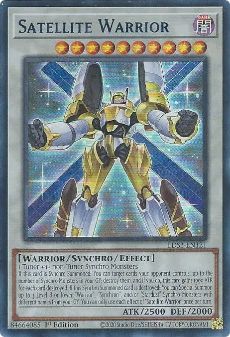 Satellite Warrior (Blue) [LDS3-EN121] Ultra Rare | Deep Dive Games St. Marys