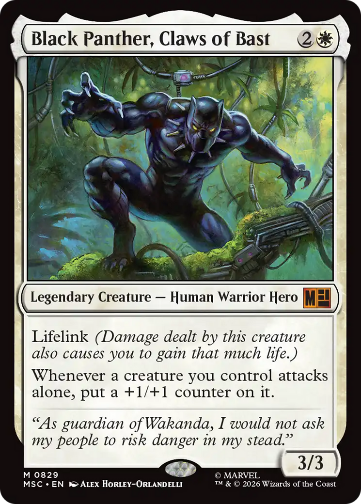 Black Panther, Claws of Bast [Marvel Super Heroes Commander] | Deep Dive Games St. Marys