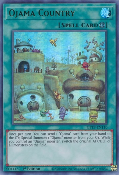 Ojama Country [GFTP-EN110] Ultra Rare | Deep Dive Games St. Marys
