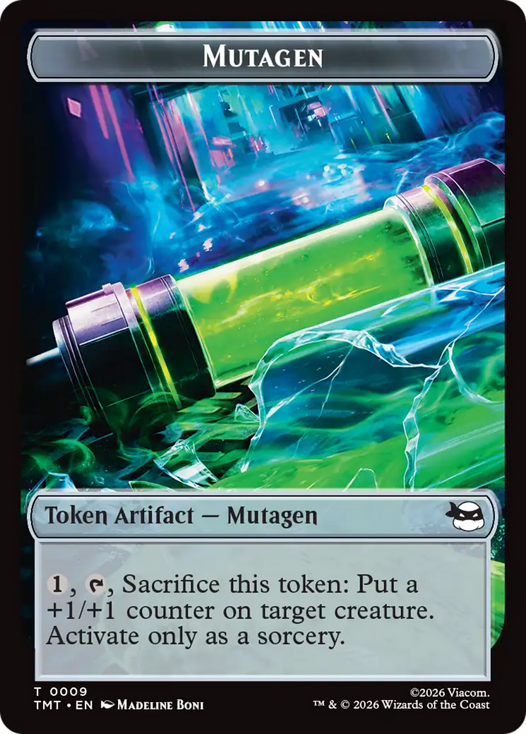 Ninja // Mutagen Double-Sided Token [Teenage Mutant Ninja Turtles Tokens] | Deep Dive Games St. Marys