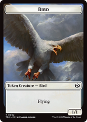 Thopter // Bird Double-Sided Token [Tarkir: Dragonstorm Commander Tokens] | Deep Dive Games St. Marys
