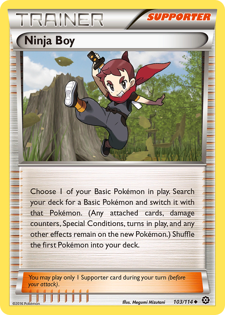 Ninja Boy (103/114) [XY: Steam Siege] | Deep Dive Games St. Marys