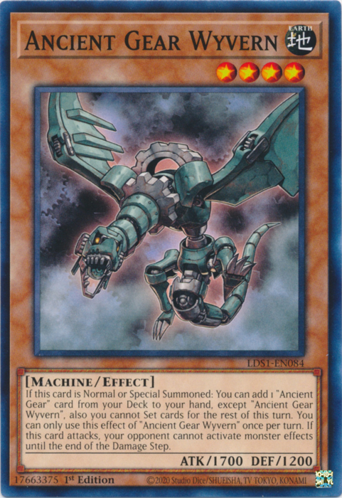 Ancient Gear Wyvern [LDS1-EN084] Common | Deep Dive Games St. Marys