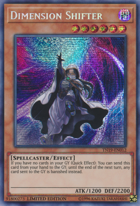 Dimension Shifter [TN19-EN012] Prismatic Secret Rare | Deep Dive Games St. Marys