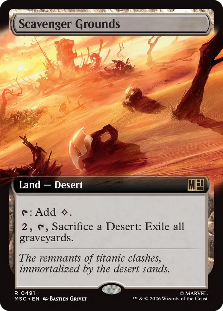Scavenger Grounds (Extended Art) [Marvel Super Heroes Commander] | Deep Dive Games St. Marys