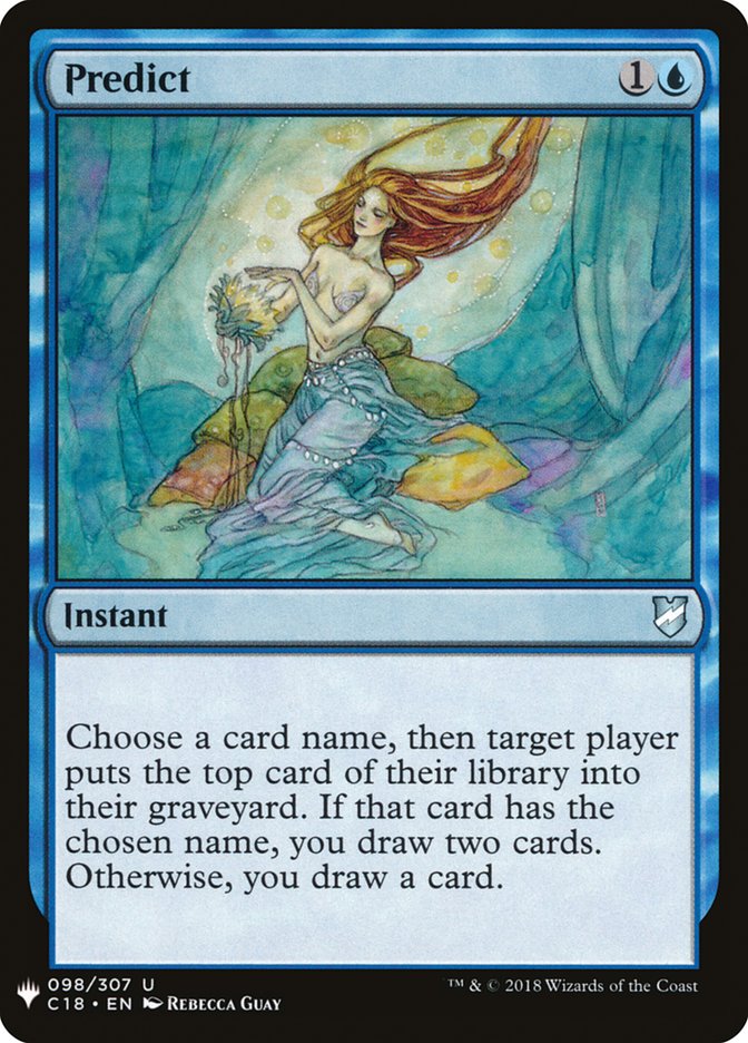 Predict [Mystery Booster] | Deep Dive Games St. Marys