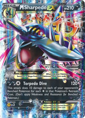 M Sharpedo EX (XY200) (Jumbo Card) [XY: Black Star Promos] | Deep Dive Games St. Marys