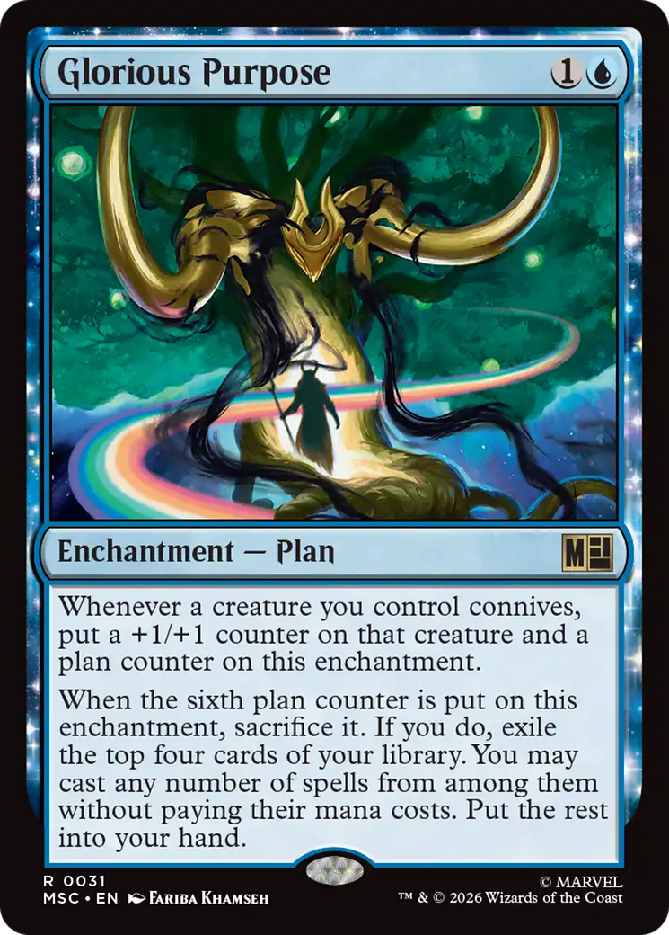 Glorious Purpose (Surge Foil) [Marvel Super Heroes Commander] | Deep Dive Games St. Marys