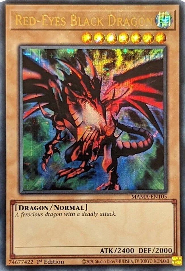 Red-Eyes Black Dragon [MAMA-EN105] Ultra Pharaoh's Rare | Deep Dive Games St. Marys