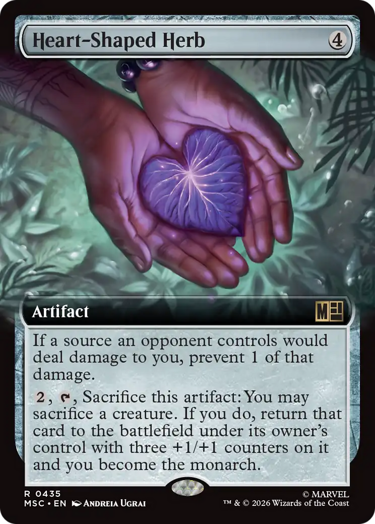 Heart-Shaped Herb (Extended Art) [Marvel Super Heroes Commander] | Deep Dive Games St. Marys
