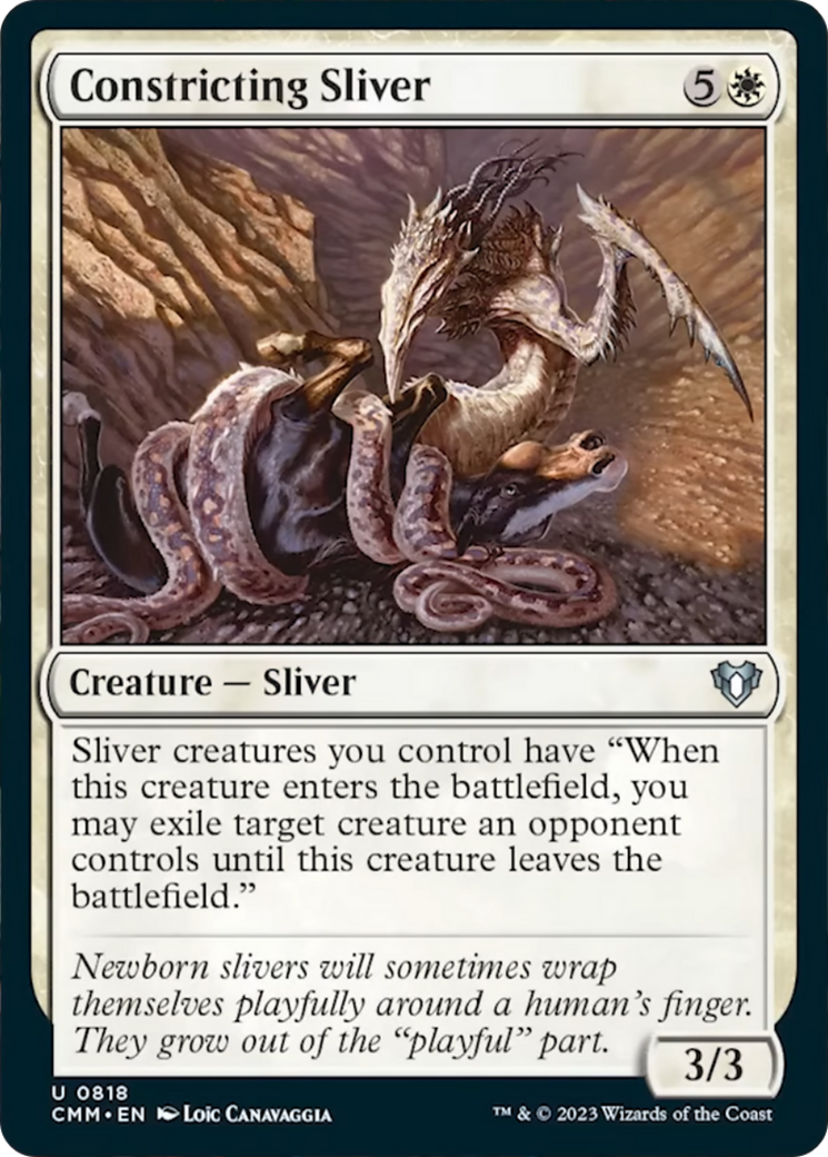 Constricting Sliver [Commander Masters] | Deep Dive Games St. Marys