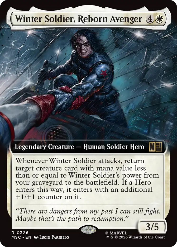 Winter Soldier, Reborn Avenger (Extended Art) [Marvel Super Heroes Commander] | Deep Dive Games St. Marys