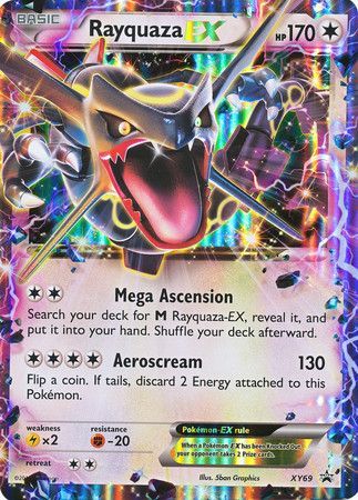 Rayquaza EX (XY69) (Jumbo Card) [XY: Black Star Promos] | Deep Dive Games St. Marys