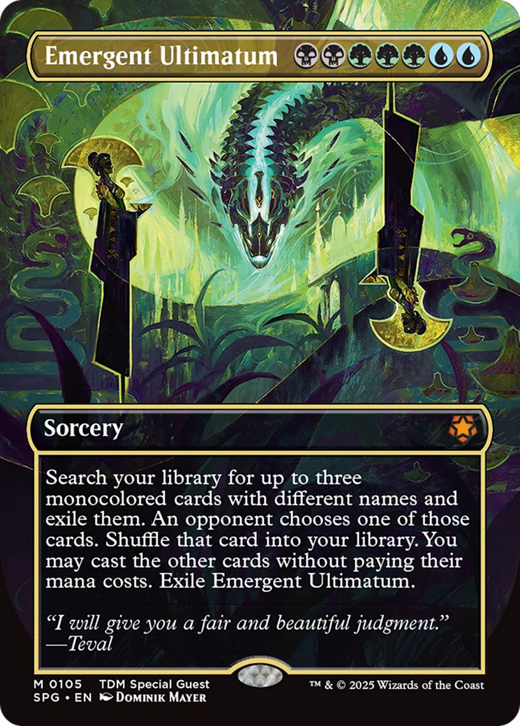 Emergent Ultimatum (Borderless) [Tarkir: Dragonstorm Special Guests] | Deep Dive Games St. Marys