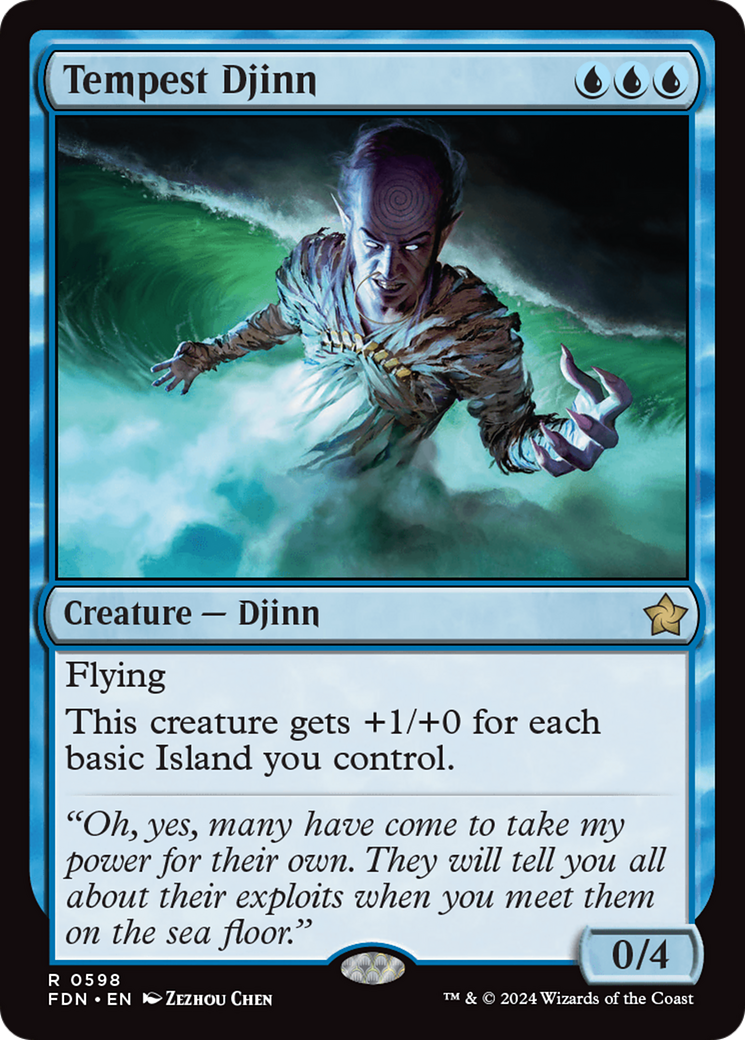 Tempest Djinn [Foundations] | Deep Dive Games St. Marys