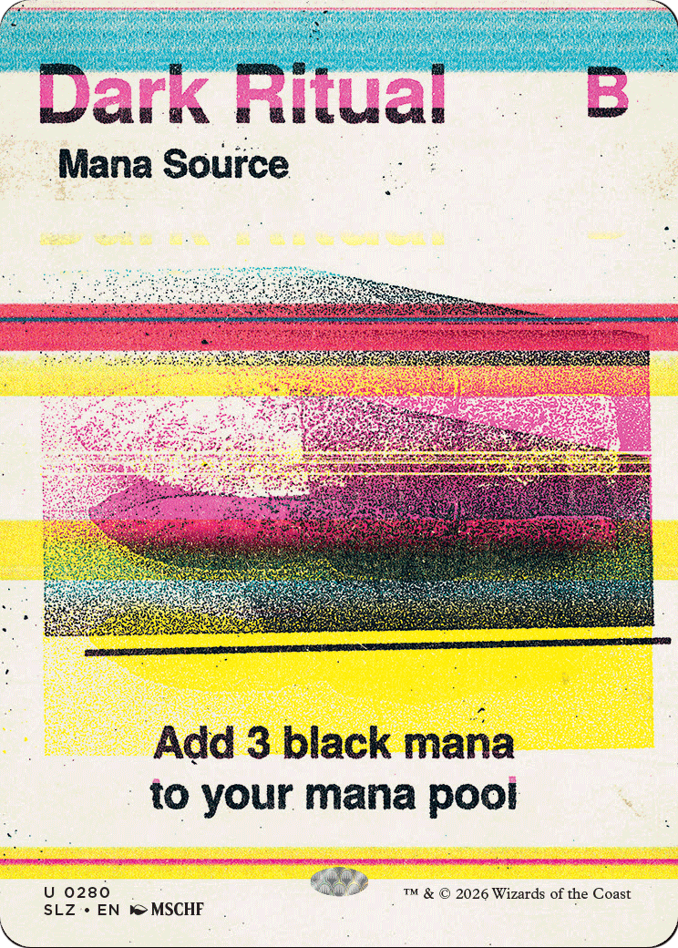 Dark Ritual (0280) [Secret Lair x MSCHF: The Zeta Set] | Deep Dive Games St. Marys