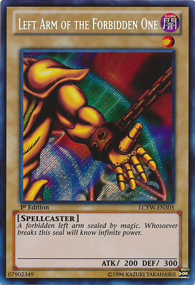 Left Arm of the Forbidden One [LCYW-EN305] Secret Rare | Deep Dive Games St. Marys