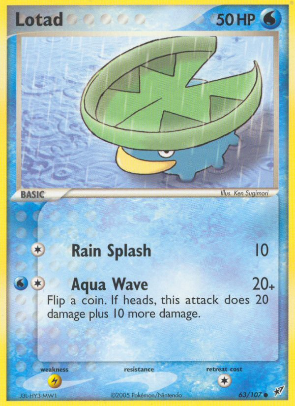 Lotad (63/107) [EX: Deoxys] | Deep Dive Games St. Marys