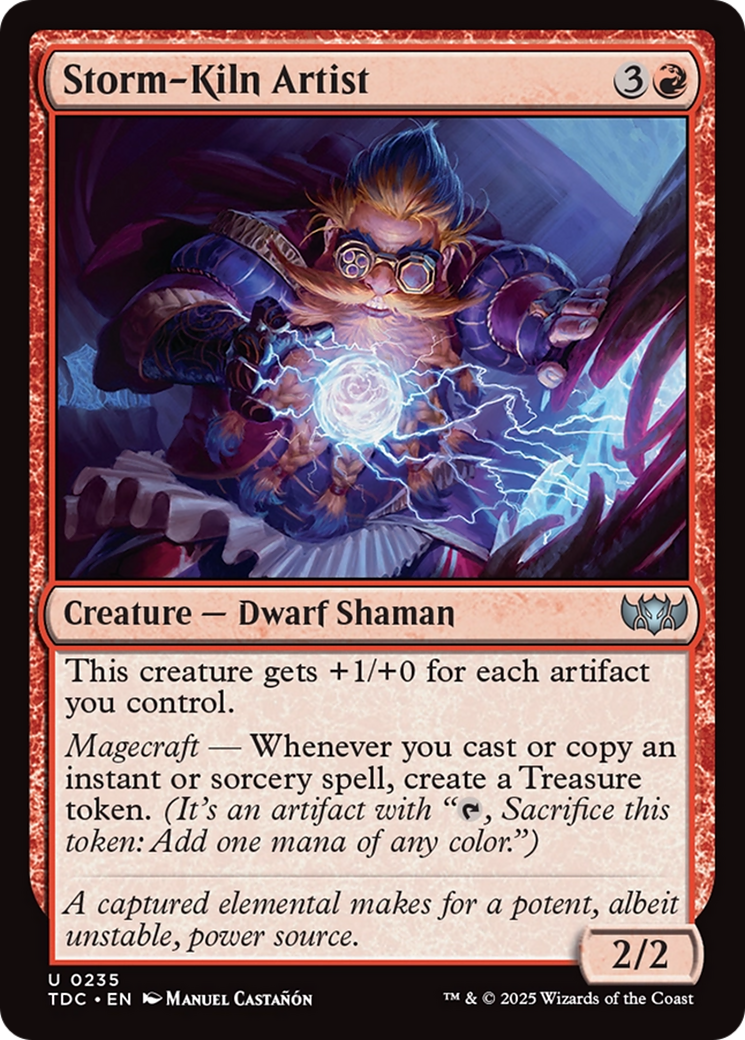 Storm-Kiln Artist [Tarkir: Dragonstorm Commander] | Deep Dive Games St. Marys