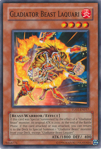 Gladiator Beast Laquari [TU01-EN017] Common | Deep Dive Games St. Marys