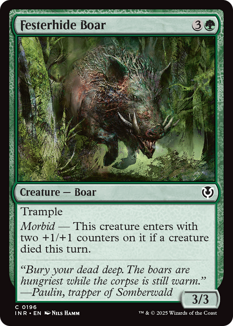 Festerhide Boar [Innistrad Remastered] | Deep Dive Games St. Marys