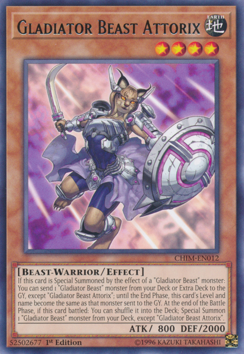 Gladiator Beast Attorix [CHIM-EN012] Rare | Deep Dive Games St. Marys
