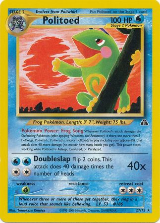 Politoed (27/75) [Neo Discovery Unlimited] | Deep Dive Games St. Marys