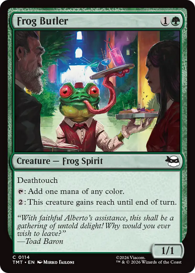 Frog Butler [Teenage Mutant Ninja Turtles] | Deep Dive Games St. Marys