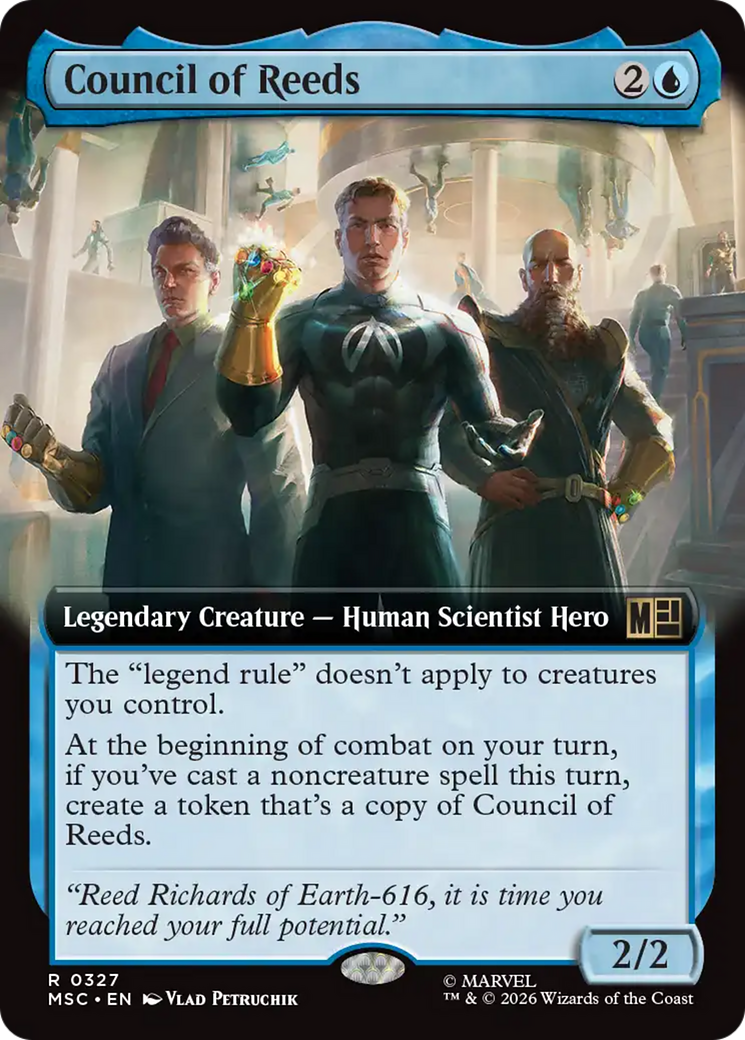 Council of Reeds (Extended Art) [Marvel Super Heroes Commander] | Deep Dive Games St. Marys