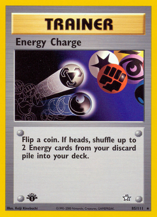 Energy Charge (85/111) [Neo Genesis 1st Edition] | Deep Dive Games St. Marys