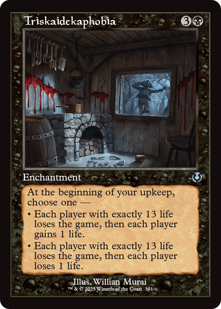 Triskaidekaphobia (Retro Frame) [Innistrad Remastered] | Deep Dive Games St. Marys