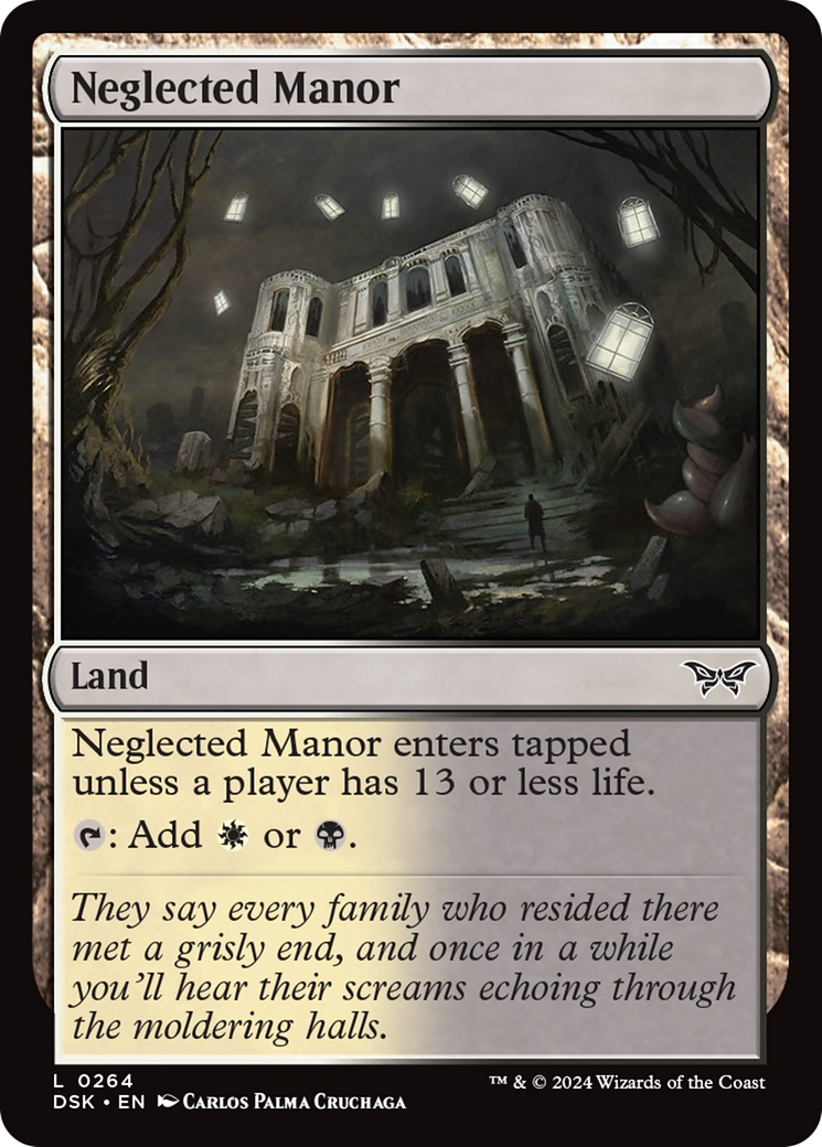 Neglected Manor [Duskmourn: House of Horror] | Deep Dive Games St. Marys