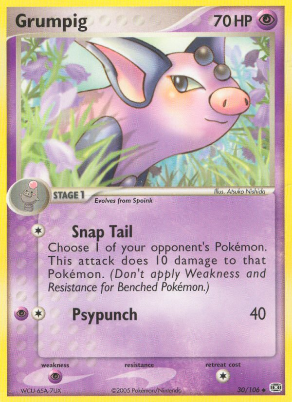 Grumpig (30/106) [EX: Emerald] | Deep Dive Games St. Marys