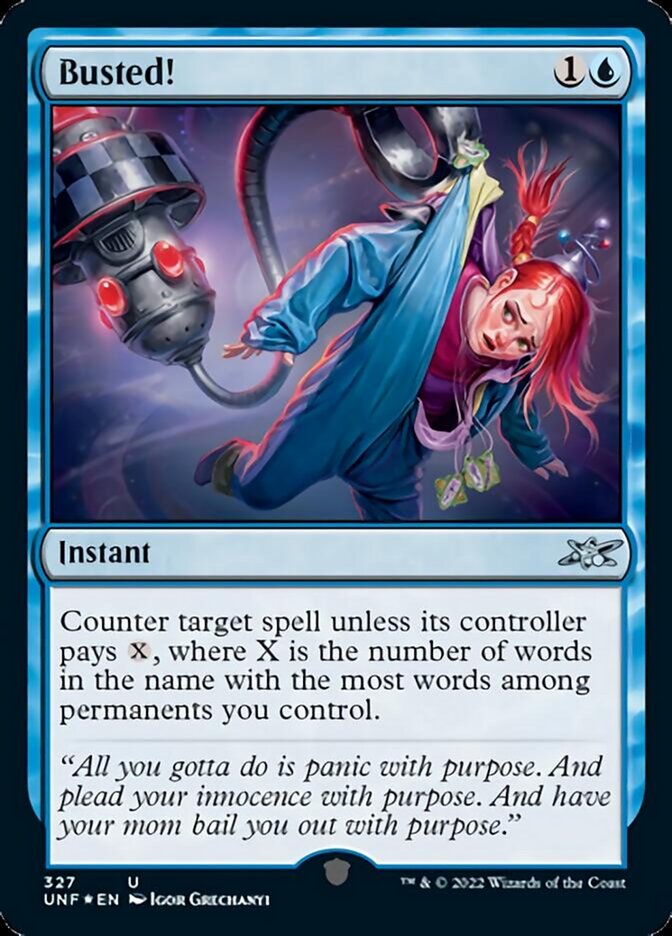Busted! (Galaxy Foil) [Unfinity] | Deep Dive Games St. Marys