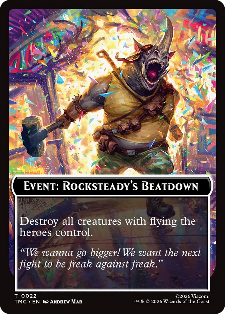 Event: Rocksteady's Beatdown [Teenage Mutant Ninja Turtles Commander Tokens] | Deep Dive Games St. Marys